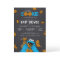 Cookie Monster Chalkboard Baby Shower Invitation
