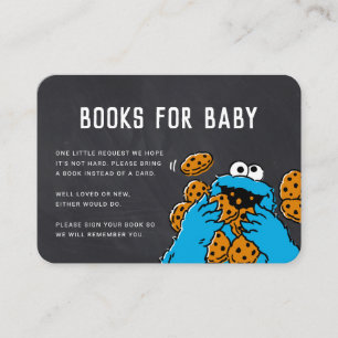 Cookie Monster Chalkboard Book Request Insert