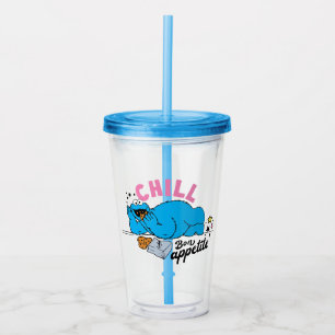 Cookie Monster   Chill Bon Appetite Acrylic Tumbler