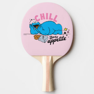 Cookie Monster Chill Bon Appetite Ping Pong Paddle