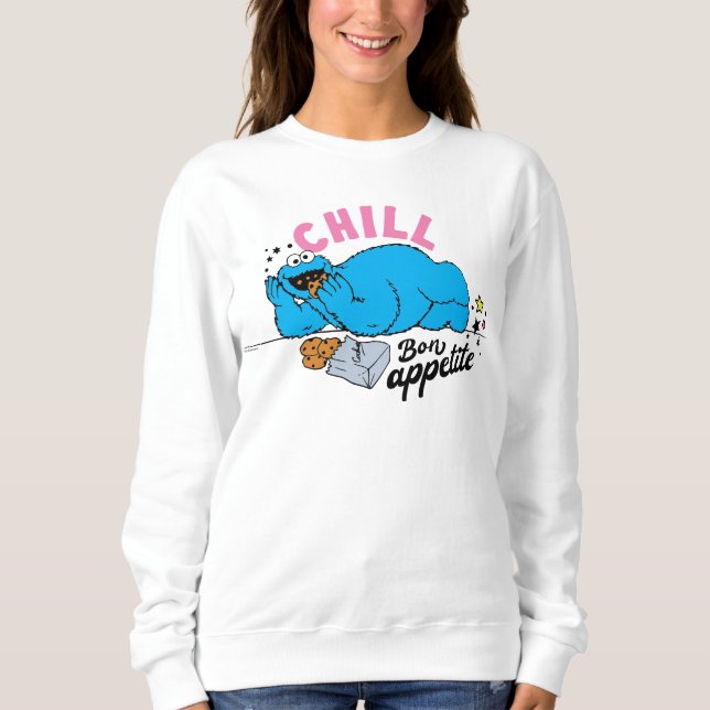 Cookie Monster | Chill Bon Appetite Sweatshirt (Front)
