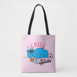 Cookie Monster Chill Bon Appetite Tote Bag