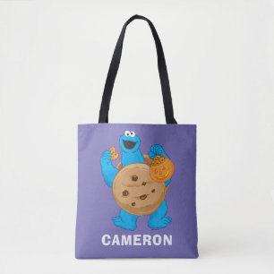 Cookie Monster Cookie Costume Tote Bag
