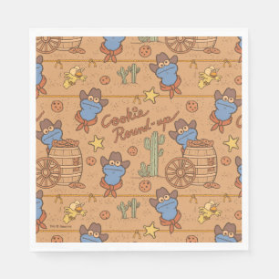 Cookie Monster   Cookie Round-Up Pattern Napkin