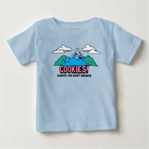 Cookie Monster Cookies Always the Right Answer Baby T-Shirt