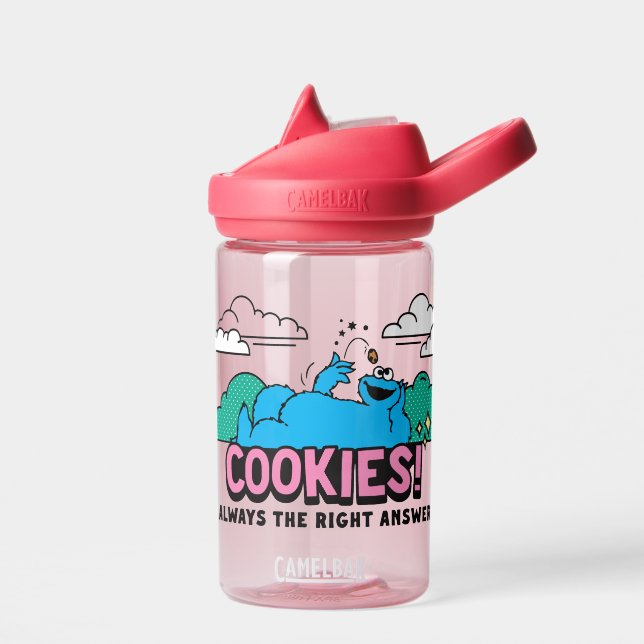 Cookie Monster | Cookies Always the Right Answer Water Bottle (Left)