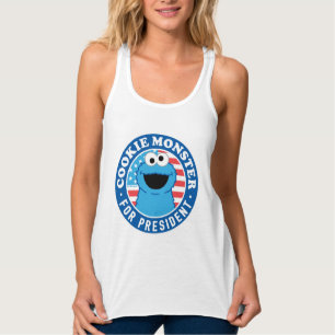 Cookie Monster for President Singlet