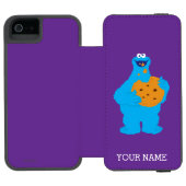 Cookie Monster Graphic | Add Your Name Incipio iPhone Wallet Case (Folio Open)