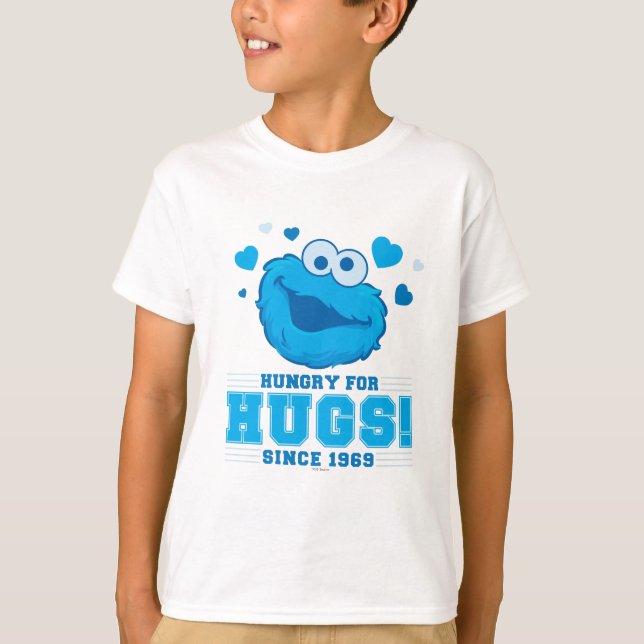 Cookie Monster Hugs T-Shirt (Front)
