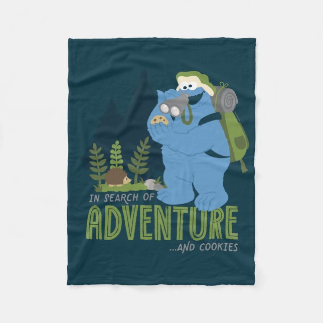 Cookie Monster | In Search of Adventure…And Cookie Fleece Blanket (Front)