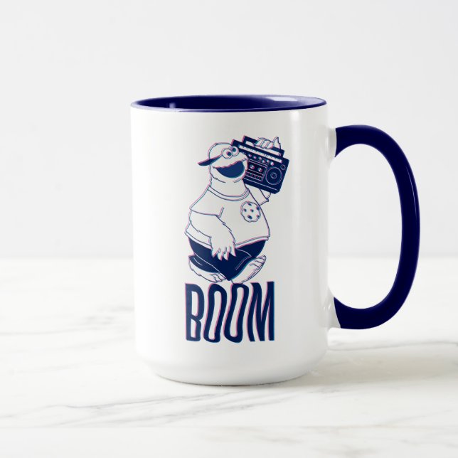 Cookie Monster | Jamming with the Boom Box Mug (Right)