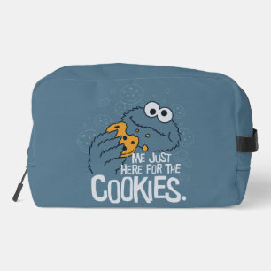Cookie Monster Me Just Here for the Cookies Dopp Kit