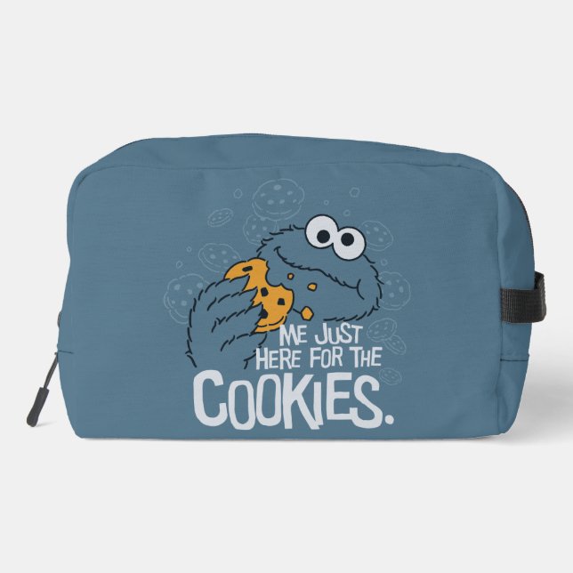 Cookie Monster | Me Just Here for the Cookies Dopp Kit (Back)