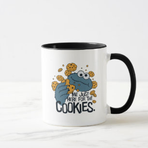 Cookie Monster   Me Just Here for the Cookies Mug