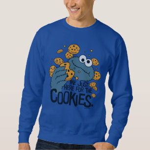 Cookie Monster Me Just Here for the Cookies Sweatshirt