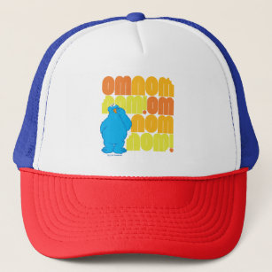 Cookie Monster Nom Nom Pattern Trucker Hat