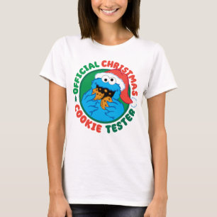 Cookie Monster Official Christmas Cookie Tester T-Shirt