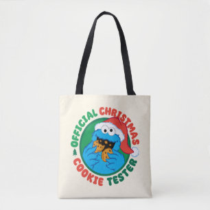 Cookie Monster Official Christmas Cookie Tester Tote Bag