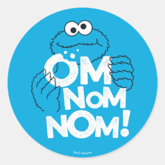 Cookie Monster | Om Nom Nom! Classic Round Sticker