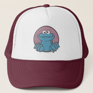Cookie Monster   Om Nom Nom Trucker Hat