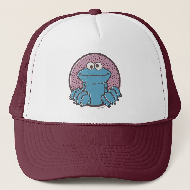 Cookie Monster | Om Nom Nom Trucker Hat (Front)