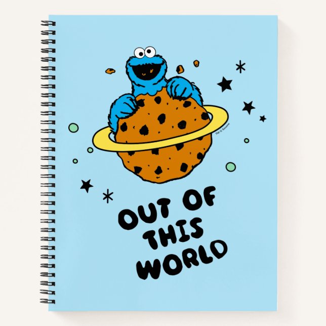 Cookie Monster | Out of This World Notebook (Front)