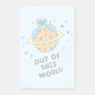 Cookie Monster Out of This World Post-it Notes