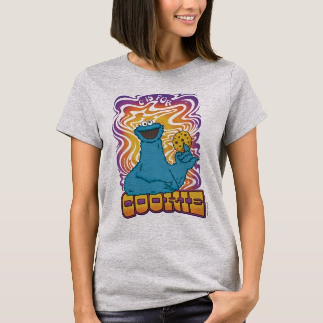 Cookie Monster | Psychedelic T-Shirt (Front)