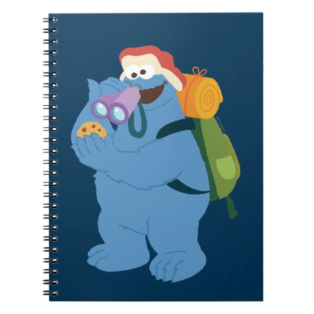 Cookie Monster Searching for Cookies Notebook (Front)