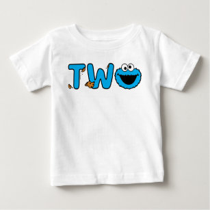 Cookie Monster Second Birthday Baby T-Shirt