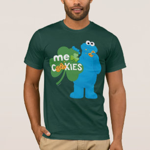 Cookie Monster   Shamrock Love T-Shirt