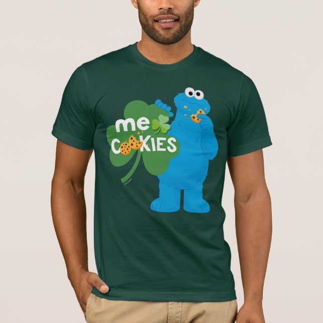 Cookie Monster | Shamrock Love T-Shirt (Front)