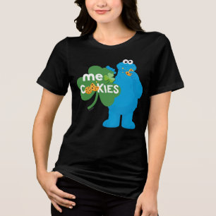 Cookie Monster Shamrock Love Tri-Blend Shirt