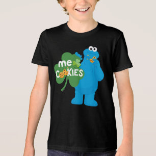 Cookie Monster Shamrock Love Tri-Blend Shirt