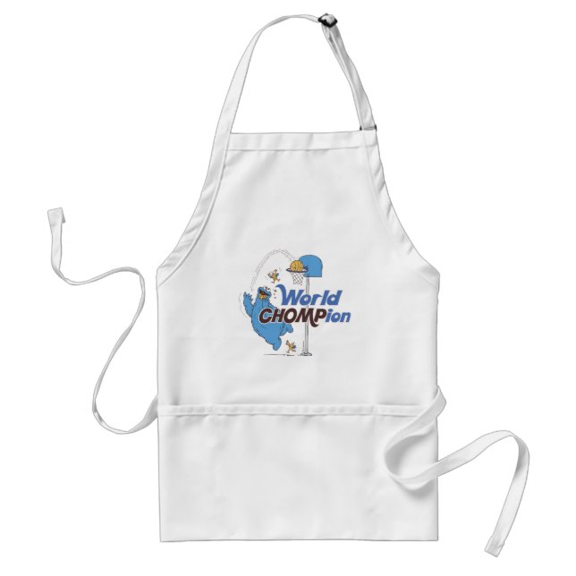 Cookie Monster | Shooting Basketball Hoops Standard Apron (Front)