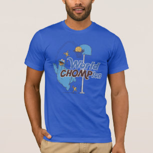 Cookie Monster   Shooting Basketball Hoops T-Shirt