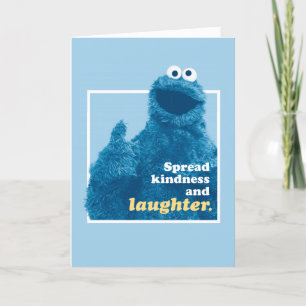 Cookie Monster   Spread Kindness and Laughter Holiday Card