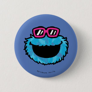 Cookie Monster   Summer Vibes 6 Cm Round Badge