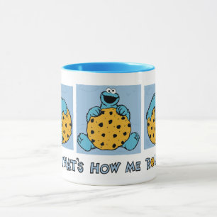 Cookie Monster   That's How Me Roll Mug