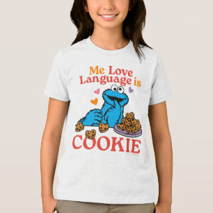 Cookie Monster Valentine's Day Quote Tri-Blend Shirt