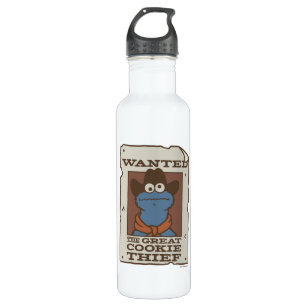 Cookie Monster   Wanted Poster 710 Ml Water Bottle