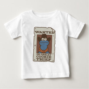 Cookie Monster   Wanted Poster Baby T-Shirt