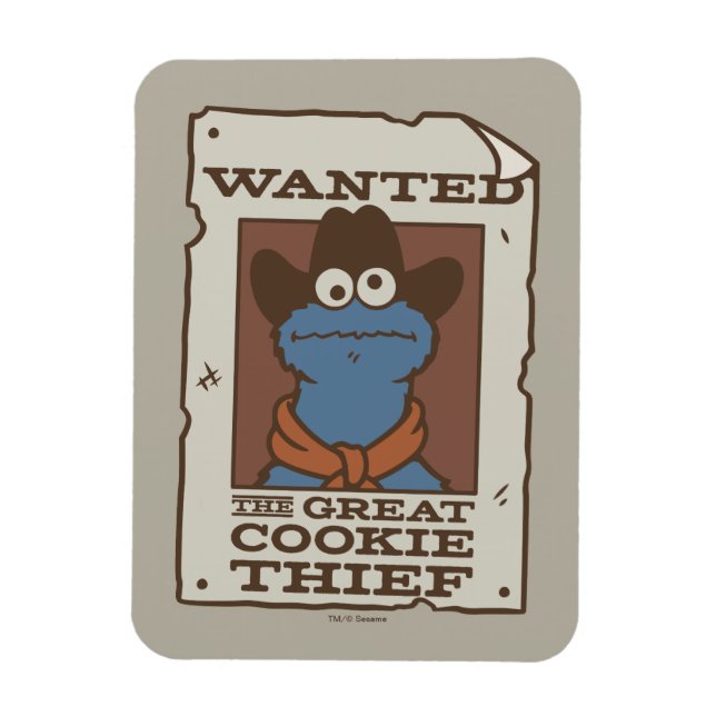 Cookie Monster | Wanted Poster Magnet (Vertical)
