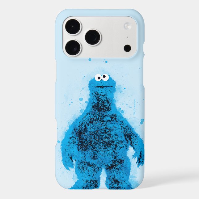 Cookie Monster | Watercolor Trend (Back)
