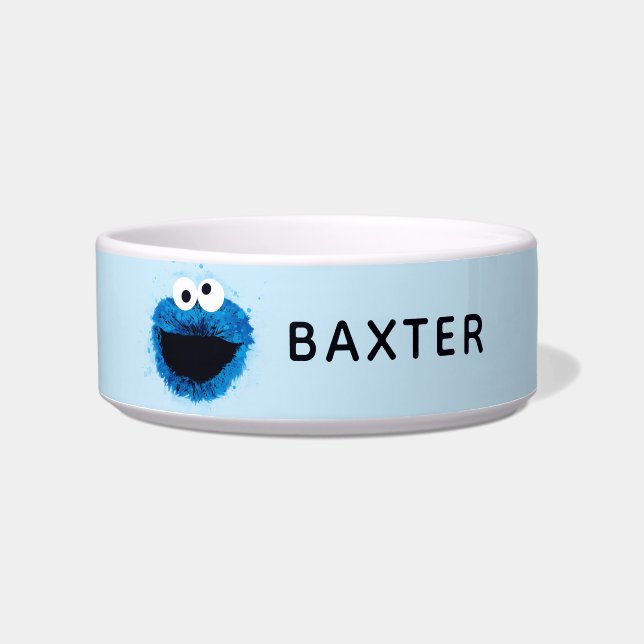 Cookie Monster | Watercolor Trend Bowl (Front)