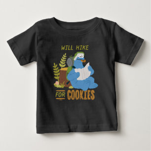 Cookie Monster Will Hike For Cookies Baby T-Shirt