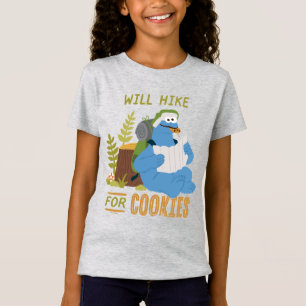 Cookie Monster Will Hike For Cookies T-Shirt