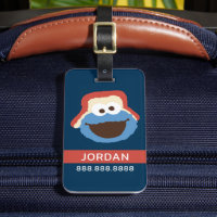 Cookie Monster Woodland Face | Add Your Info