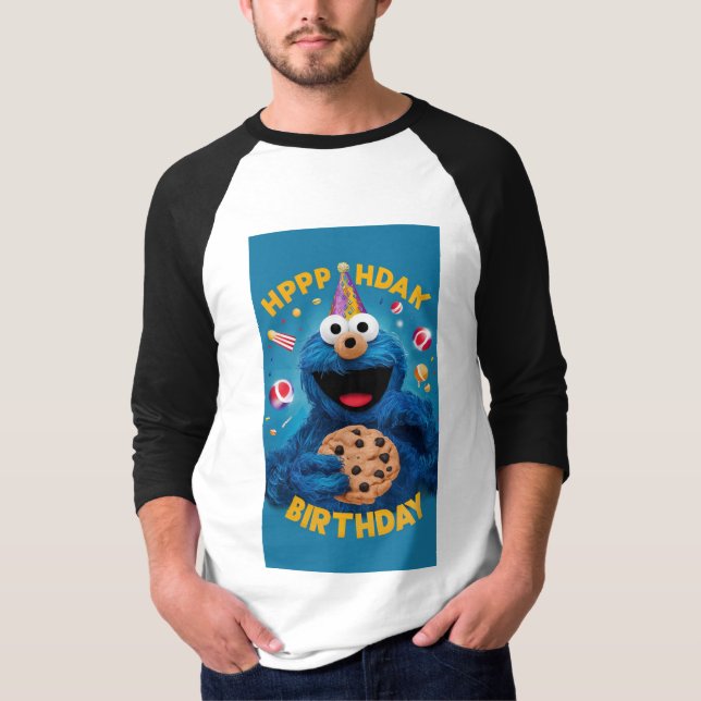 "Cookie Monster's Birthday Bash: Pop Edition!" T-Shirt (Front)