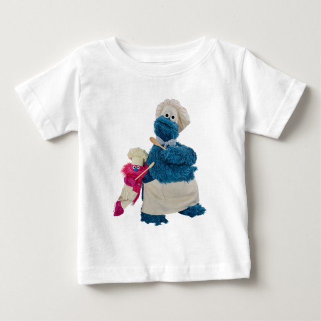 Cookie Monster's Food Truck Partners Baby T-Shirt (Front)